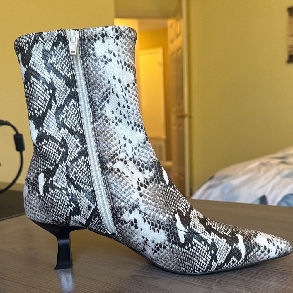 Abound Snake Print Ankle Boots